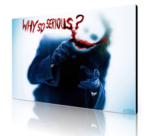 Image of Panther Print LARGE DARK KNIGHT CANVAS GALLERY STYLE 30x20 INCHES A1