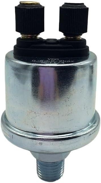 COKYIS Oil Pressure Sensor 0 to 10 Bars 1/8NPT for Pressure Gauge 10mm