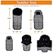 liuliuby CozyMuff (Original) - Warm Stroller Footmuff with Temperature Control - Universal Baby Bunting Bag for Cold Weather - Outdoor Sleeping Bag (Toddler Size, Heather Gray)