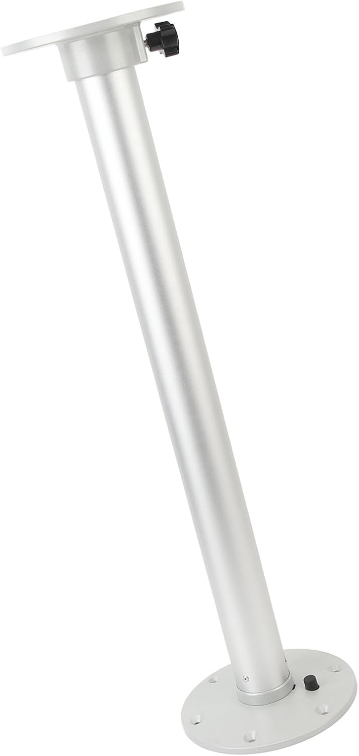Aramox 750mm RV Aluminum Alloy Table Stand, Detachable Telescopic Table Leg, for Yachts and RVs