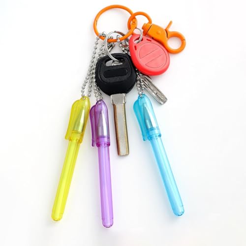 Mini porte-clés stylo à bille de poche pour bloc-notes 25 pcs
