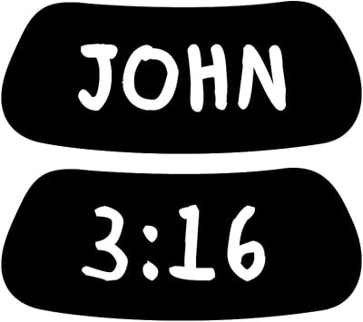 EyeBlack Romans 116 الإيمان بلا خجل تحت رقعة ملصق العين السوداء | أعلن بجرأة يسوع، التوعية الكنسية، الإرساليات الإنجيلية، مهرجانات التسبيح بالأبيض والأسود الجريء | 12 زوجًا/24 شريطًا