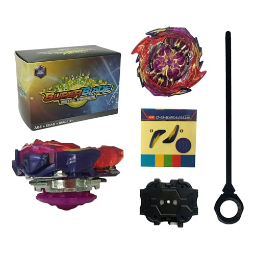 FANSETOYUMA Bey Battle Tops Metal Fusion Burst Gyro with 4D Launcher Grip (B-157) - Thumbnail 5