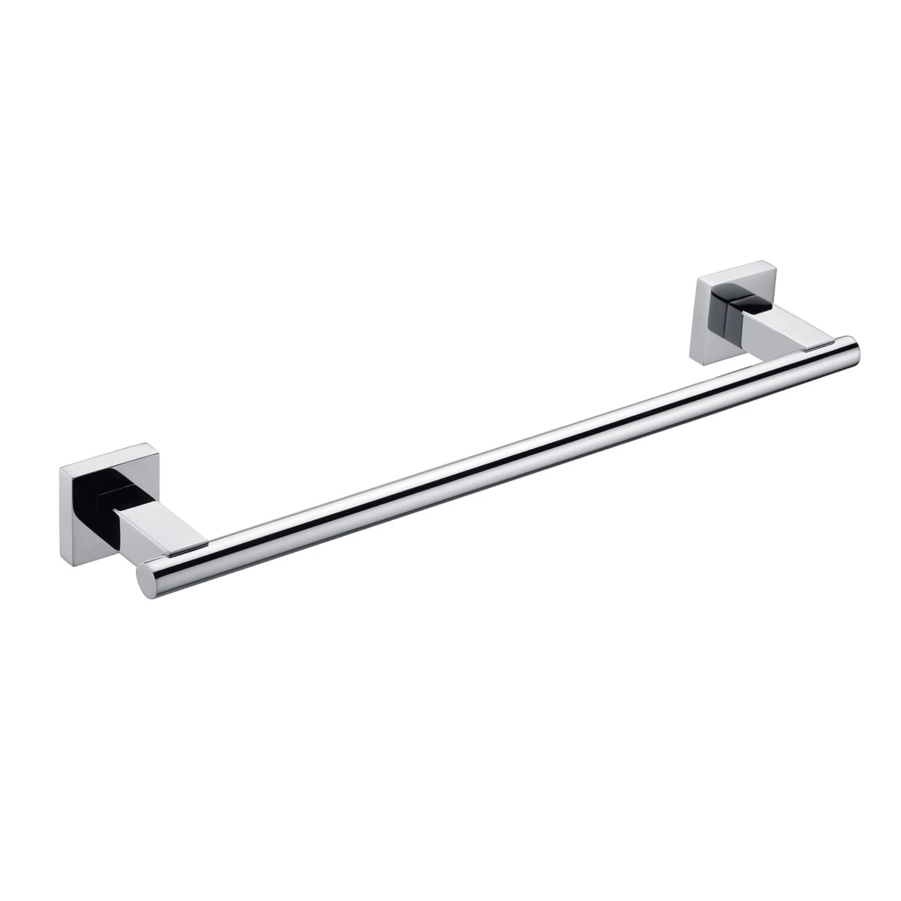 Miyili Bathroom Single Towel Bar 15.75-Inch Stainless Steel Towel Rack Bath Towel Hanger Wall Mount Polished Finish, A02C40A