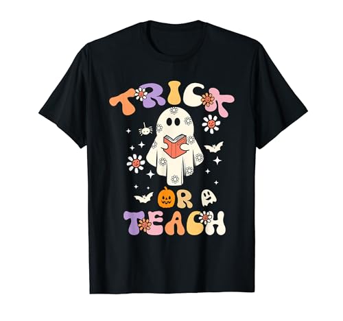 Trick Or Teach - Divertido disfraz de maestro fantasma de Halloween Camiseta