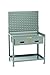 Little Giant SW-2436-LLLP2DR Stationary Steel Workstation, 2 Shelf Model, 2 Drawers, Louvered Panel, Gray