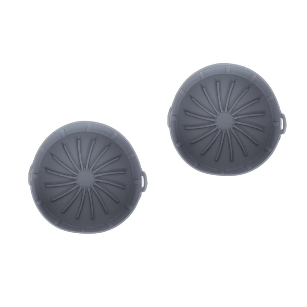TOPBATHY 2 Pz Cuscinetto Per Friggitrice Ad Aria Accessori Per Friggitrice Ad Aria Supporto Per Friggitrice Rotondo Per Friggere Forno Creatore Padella Grey Gel Di Silice