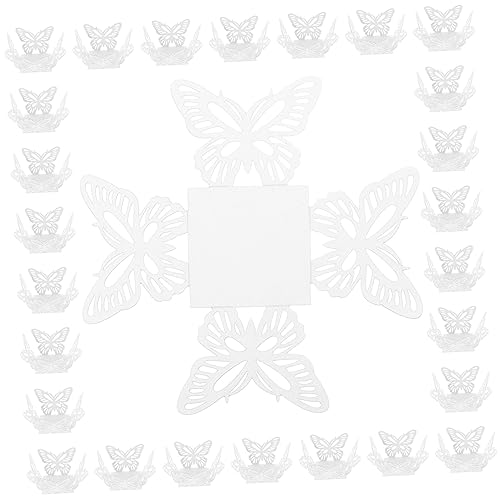 CIMAXIC 50Pcs Chocolate Wrappers Paper Decorative Chocolate Liner Cups with Flared Design for Truffles and Sweets Lace Edged Chocolate Packaging Paper