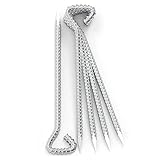 Sharp Tent Pegs 5 Pack - 12 inch Galvanized Strong Tent Stakes Heavy Duty - Steel Stakes for Sand, C