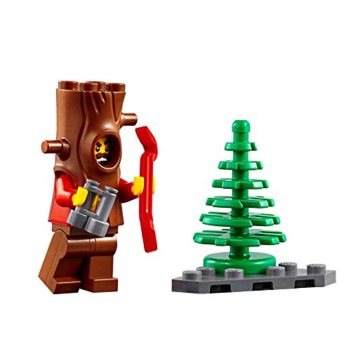 LEGO City Mountain Police Minifigure - Crook Male Stumpy 10K (in Tree Costume) 60174