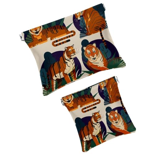 Piccola borsa cosmetica tascabile da viaggio per trucchi da senza cerniera mini pochette per trucco a chiusura automatica per donne e ragazze teschio artistico e polpo Multicolore