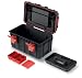 Produktbild Kistenberg Werkzeugkiste Werkzeugkoffer Werkzeugkasten Werkstattkiste Toolbox Organizer im Deckel mit Boxen und Trennwänden, wasser- /staubdicht, Kunststoff S-Block Pro Abmessungen: 450 x 280 x 264 mm