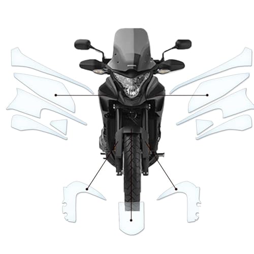 Film protection peinture PPF moto Honda VFR 1200X Crosstourer contre éclats
