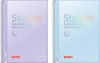 BRUNNEN Collegeblock Premium Student „Pastell 2“ | A4, Lineatur 28, 80 Blatt, 1 Stück