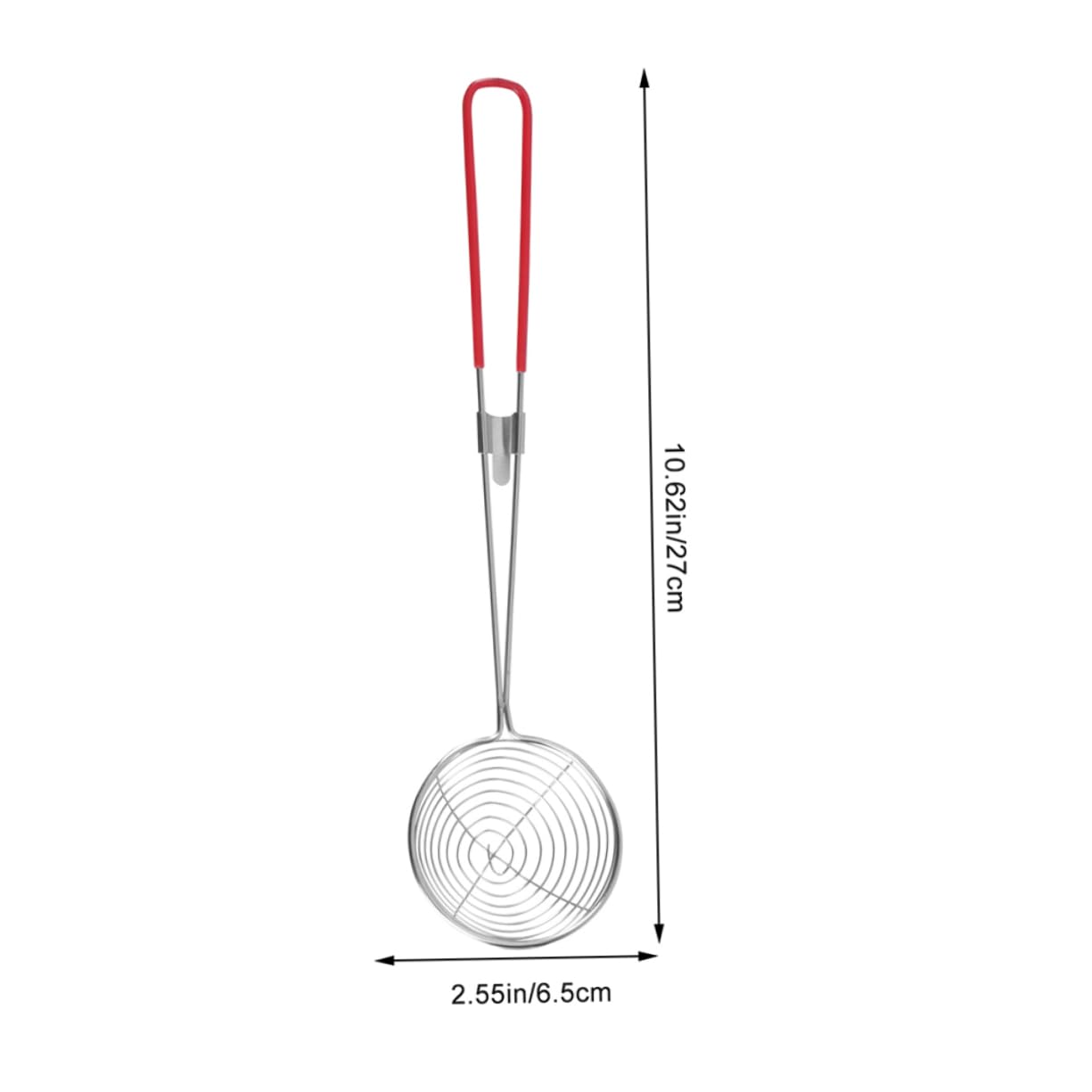 CIYODO 4pcs Stainless Steel Strainer with Handle for Noodles Bubble Tea Cooking Mesh Skimmer Spoon for Hot Pot Robust Design for Kitchen Use Easy to Clean