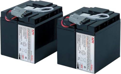 APC Genuine UPS Replacement Battery RBC55 for SMT2200C, SMT3000C, SUA2200 - image 1