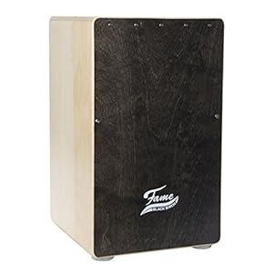 Fame Black Birch Cajon Drum-Box
