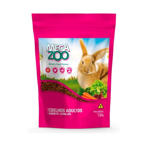 Ração MegaZoo - Coelhos Ornamentais 1,2kg
