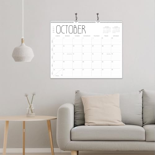 Image of Guasslee Large 2027 wall calendar 12 month, Jan 2027-Dec 2027, 22 inchx17 inch