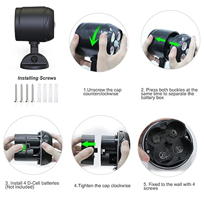 Motion Sensor Outdoor Lights LED Spotlight Outdoor 8W 6000K 2 Packs