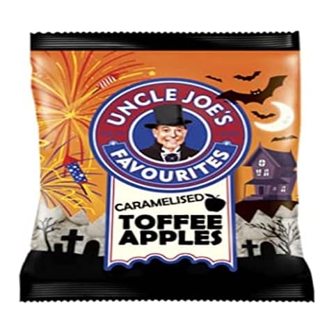 Uncle Joe's Caramelised Toffee Apples 75g Bag Cover