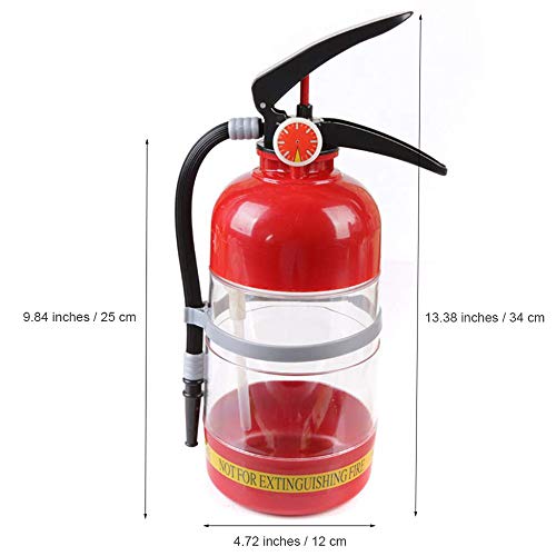 Beer decanter, 2L large capacity beverage dispenser, Fire extinguisher appearance decanter, Suitable for Party family bar