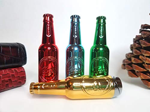 Encendedor de butano con forma de botella de cerveza miniatura 5