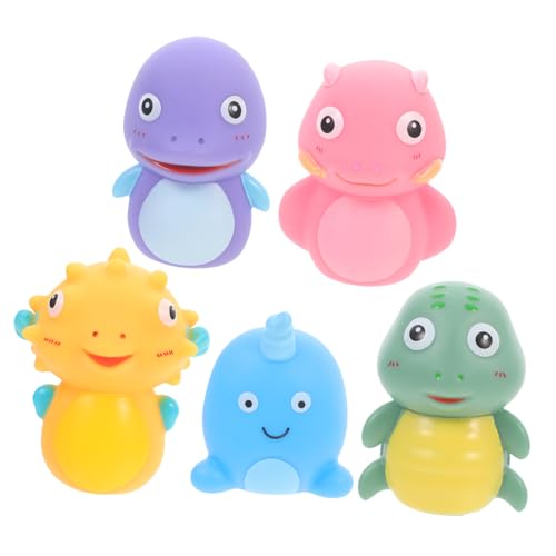 JOINPAYA 5 Piezas marioneta de Mano de bebé Marionetas de Cuentos Marionetas Flexibles Marionetas de Dedo para Contar Historias títeres de Dedo elásticos de polivinilo