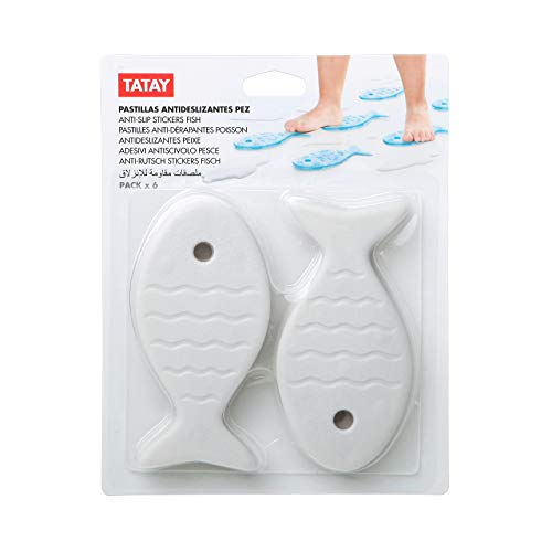 TATAY Adesivi per Pesci Tubo da Bagno Antiscivolo