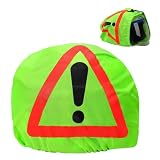 Générique Triangle de Signalisation pour Casque de Moto, Triangle d'avertissement de Moto, Housse de Casque pour Triangle de Signalisation, Sac de Casque pour la Sécurité en Cas d'accident