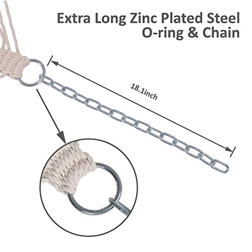 Suncreat Hammocks 15 Ft Quick Dry Hammock Double Size With Hardwood Spreader Bar, 2 Person Hammock For Outdoor Patio Yard Poolside, 450 Lbs Capacity, Blue #TOP5