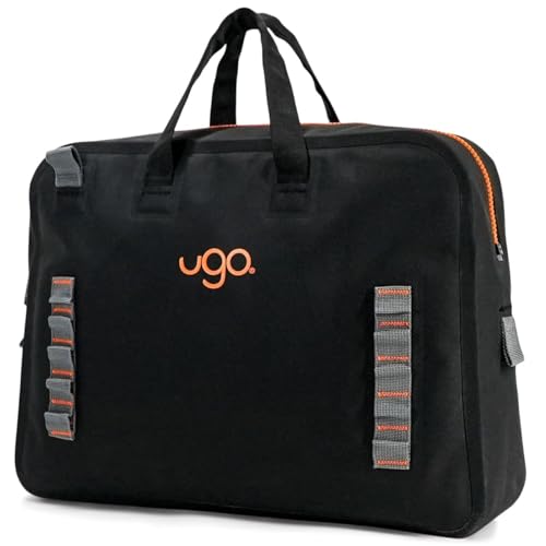 ugo wear Waterproof Messenger Bag - 10L Floating Dry Bag for Kayaking, Boating, Beach, Rafting, Hiking, Camping, Fishing, and More - Lightweight & Durable Crossbody Shoulder Bag - 18 x 14 x 3 Inches