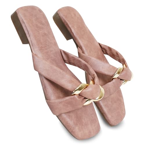 Image of DFR Women Casual Cushioned Flat Slippers Woman