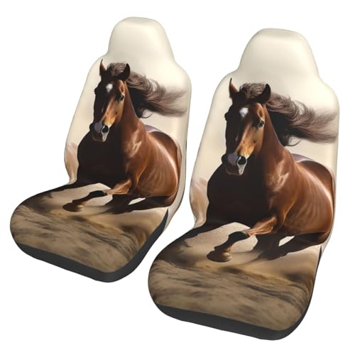 Housse de siège de voiture pour dos au sec motif cheval camion et SUV