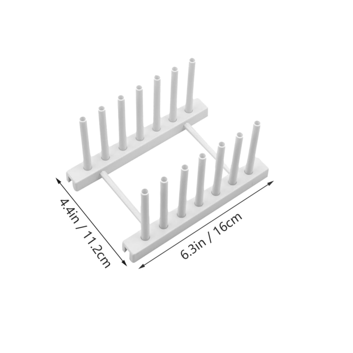 OUNONA 2pcs Kitchen Draining Rack Plate Holder Dish Organizer for Countertop Vertical Drying Shelf for Home Cafe Restaurant Use