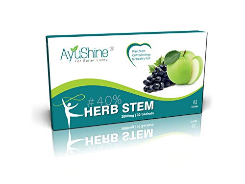 AyuShine Plant Based Herb Stem for Healthy Cell | Detoxify Entire Body | Help in Releasing Toxins on Cell Level | Regenerate New Cells | 2000 Mg (30)