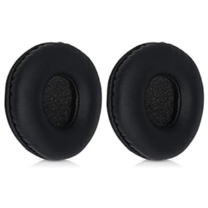 kwmobile 2x oorkussens compatibel met JBL Tune 600 / 500BT / 510BT / 450 – Earpads voor koptelefoon in zwart