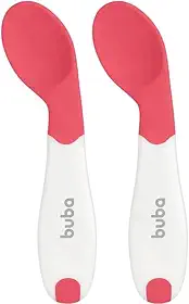 Buba Kit Colher De Treinamento Termossensível - Rosa