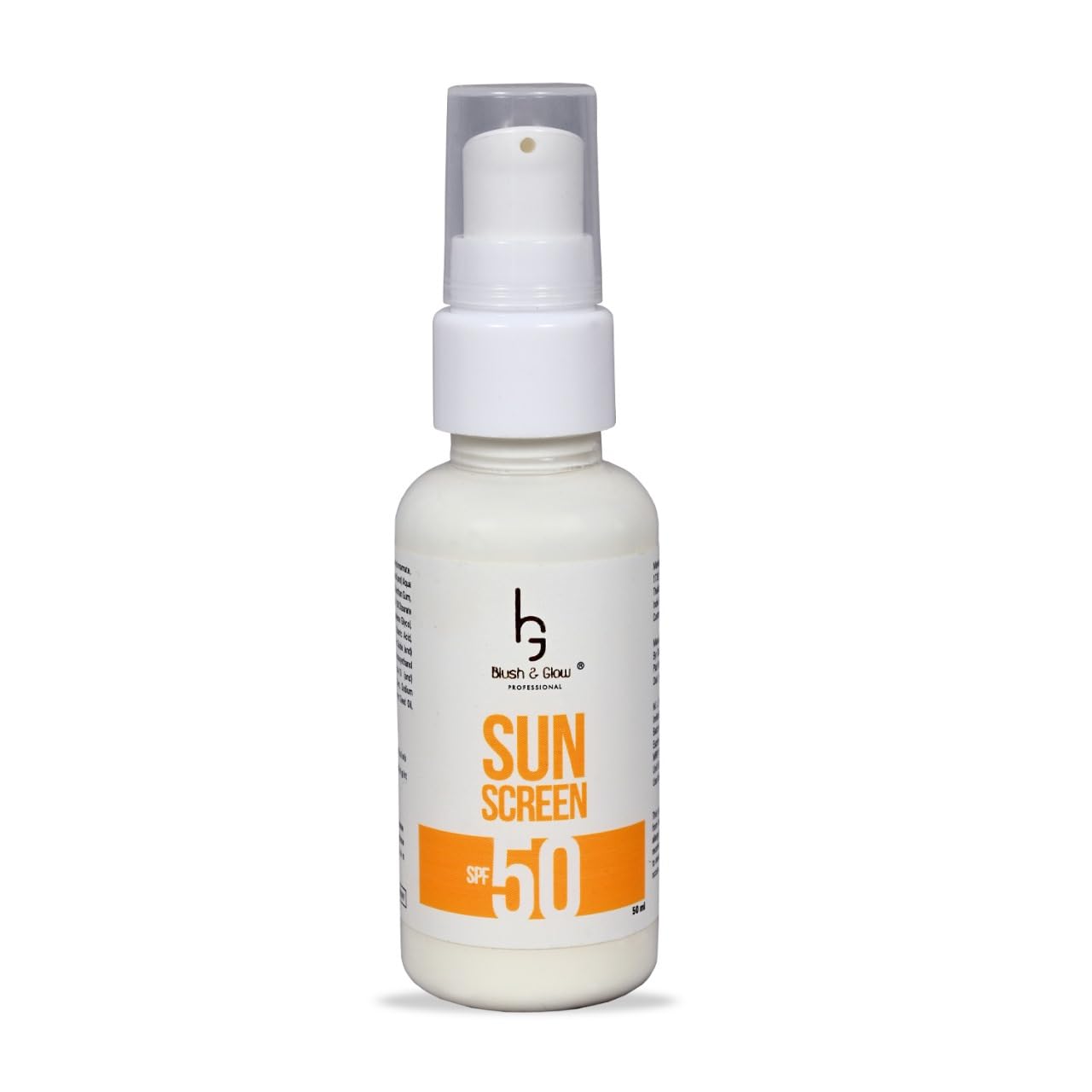 Sunscreen SPF-50 – 50ml, UVA & UVB Sun Protection for All Skin Types, No Heavy White Cast, Paraben Free, Lightweight, Non-Sticky and Matt Finish Sun Protection Cream for Men & Women