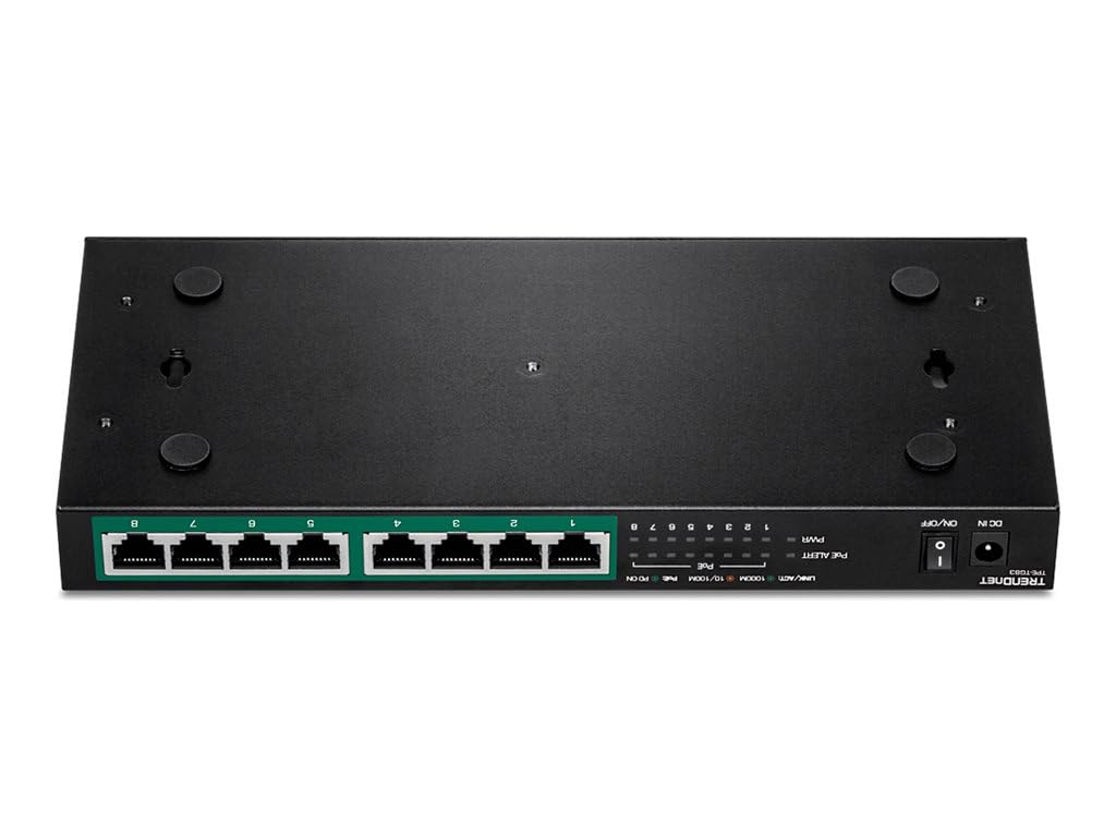 Switch TRENDnet TPE-TG83 8 Puertos/ RJ-45 Gigabit 10/100/1000 PoE