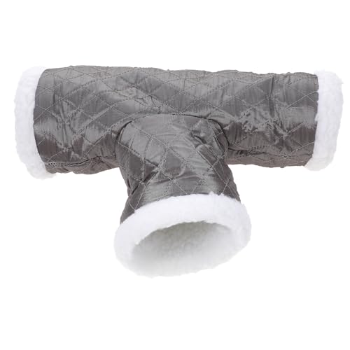 BESTonZON Small Pet Animal Tunnel Bed Warm Fleece Hideout Tube for Hamsters Gerbils Rats Guinea Pigs Shaped Channel Random Color