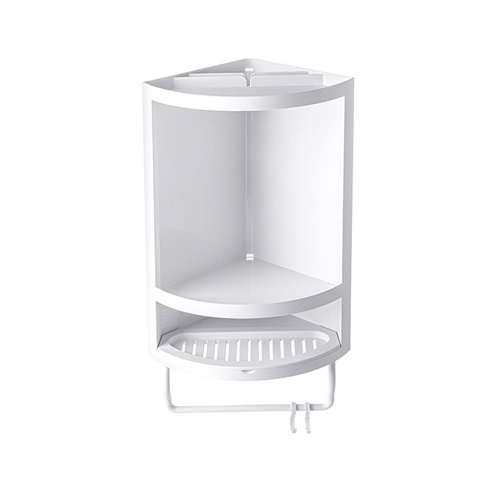 Badezimmerregal Badezimmer kostenloses Regal Küchenecke Rack Rack Bad Badezimmer Regal Lagerständer Schminktisch Kosmetik Organizing Rack Schwebendes Regal (Color : A)