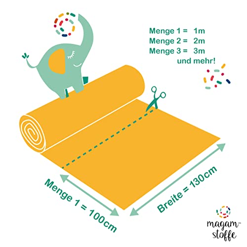 MAGAM-Stoffe 1m Jute Stoff aus 100% Jute Rupfen Natur Sack-Leinen Dekostoff Meterware (Klassik)