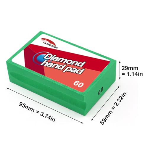 HOMESOM Diamond Hand Polishing Pads Electroplated Diamond Tools Pad Sanding block For Grante MarbIe Stone Glass 120 Grit - Image 2