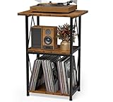 table tourne disque vinyle Surface de table en vinyle élargie : conçu avec une surface supérieure plus grande et améliorée mesurant 40 x 50 cm, ce support de tourne-disque offre un espace supplémentaire pour accueillir votre platine, haut-parleurs, écouteurs ou même de petits articles de décoration. Le plateau étendu offre suffisamment d'espace pour votre équipement audio et accessoires, ce qui en fait la pièce maîtresse parfaite pour votre coin musical.