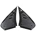 MOTOKU Pair Left and Right Glossy Black Door Side View Mirror Corner Triangle Flag Molding Fender Cover Trim for Toyota Prius 2016-2021