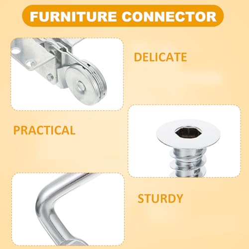 Conectores para muebles tapizados y elevadores para sofá seccional de 13.5cm 5