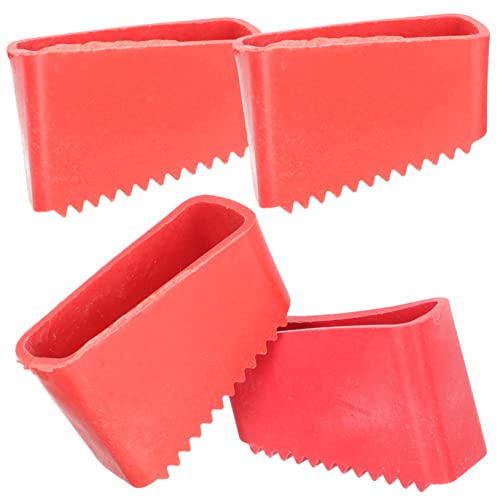 UPKOCH Lot De 4 Sabots En Caoutchouc Antidérapants Pour Pieds D’échelle, Résistance à La Corrosion, Protection Du Sol, Accessoires Pour Échelle Pliable...