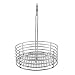 G.E.T. 4-81866 Stainless Steel Round Stainless Steel Condiment Caddy Stainless Steel Table Caddies Collection, 8.5