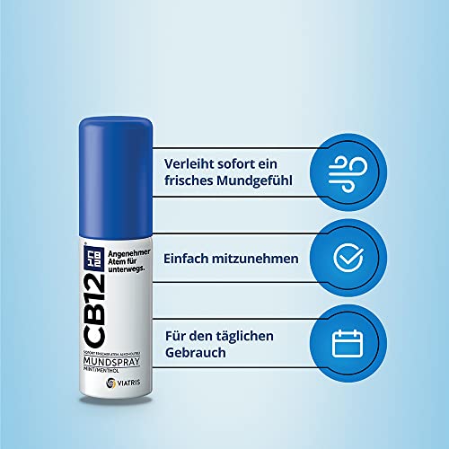 CB12 Spray: Mundspray für angenehmen Atem unterwegs, Mint/Menthol gegen Mundgeruch, 15 ml – Bild 5